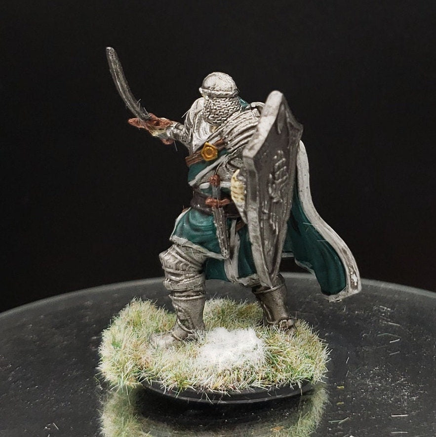 Death Knight Miniature Handpainted for D&D, Pathfinder, and More