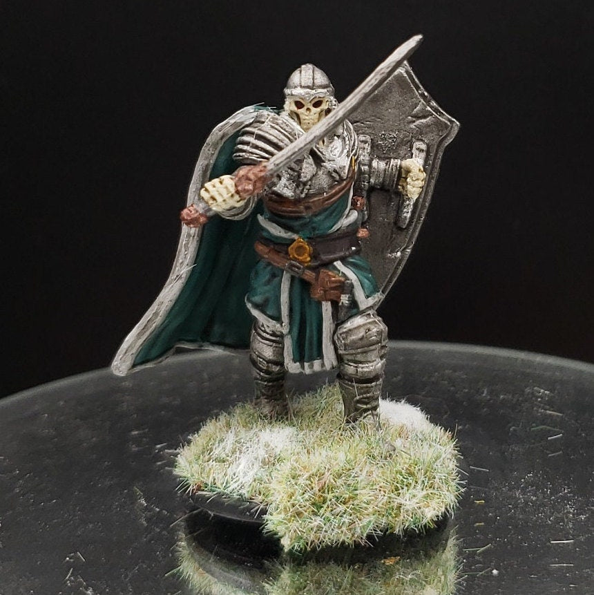 Death Knight Miniature Handpainted for D&D, Pathfinder, and More