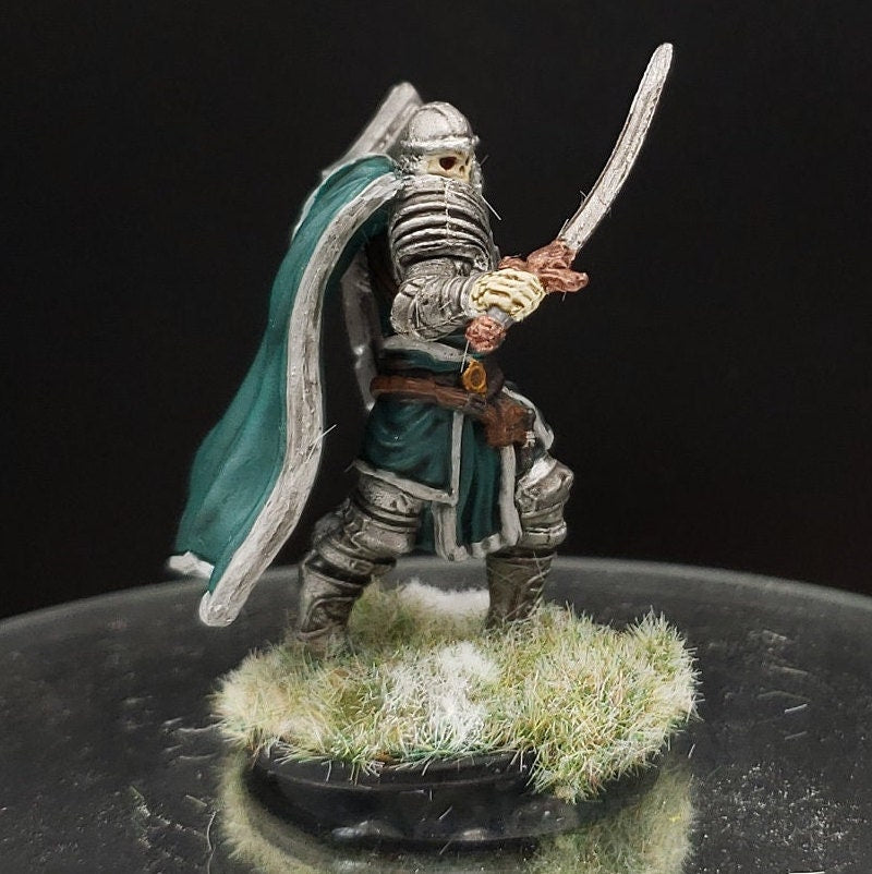 Death Knight Miniature Handpainted for D&D, Pathfinder, and More