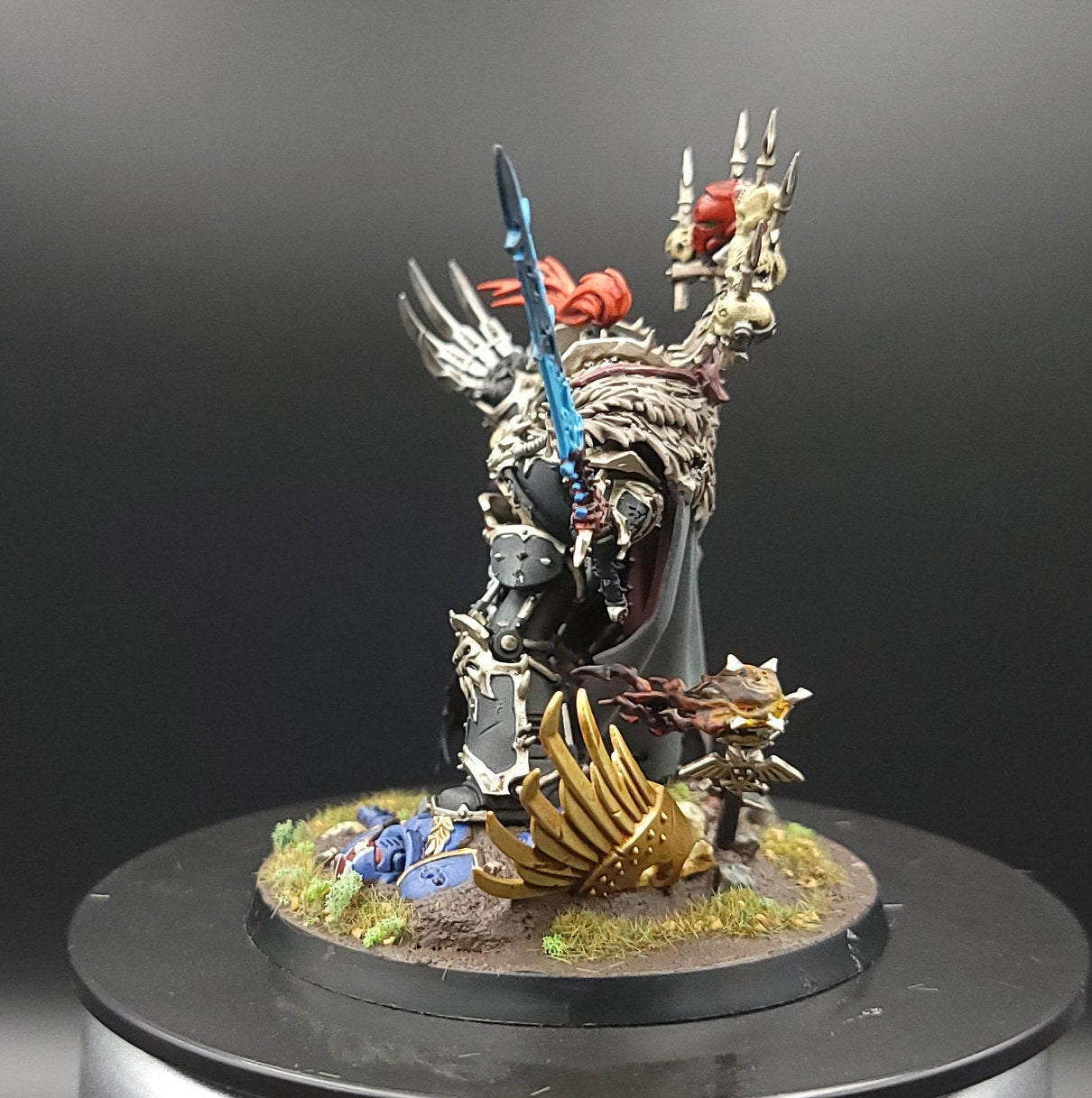 Abaddon the Despoiler Handpainted Miniature for Warhammer, D&D, and More