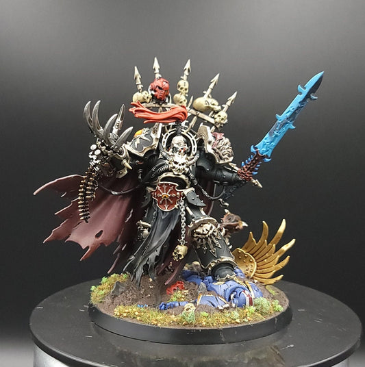 Abaddon the Despoiler Handpainted Miniature for Warhammer, D&D, and More