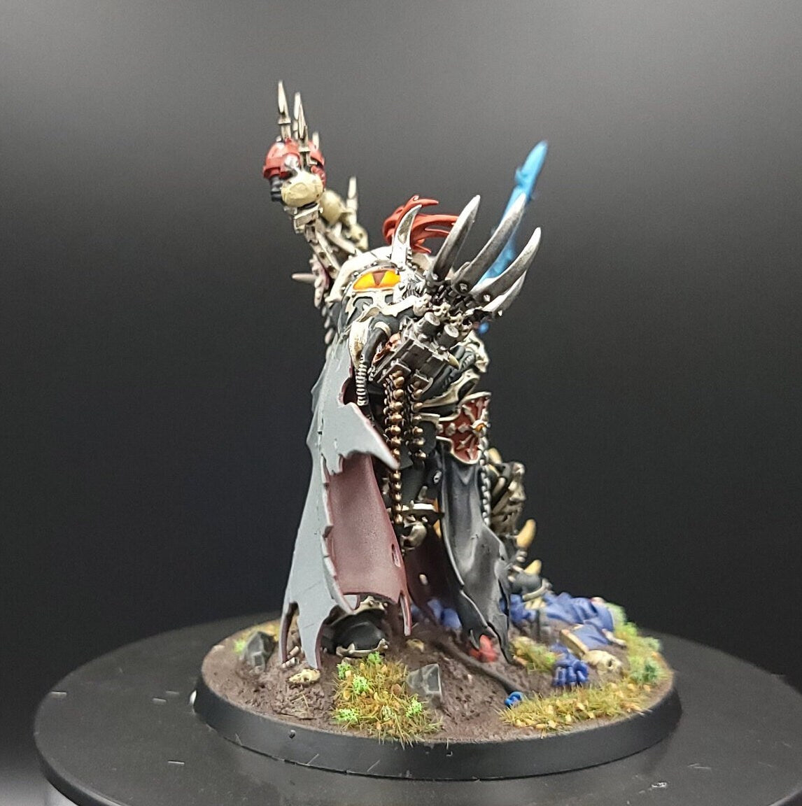 Abaddon the Despoiler Handpainted Miniature for Warhammer, D&D, and More